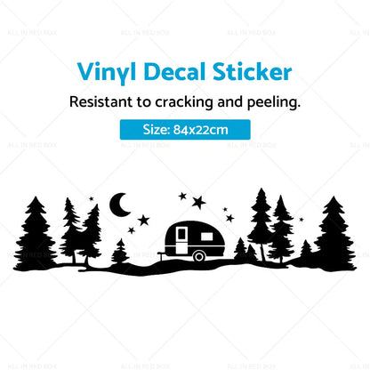 Vinyl Decal Sticker for Camper Van Motorhome (Fits )