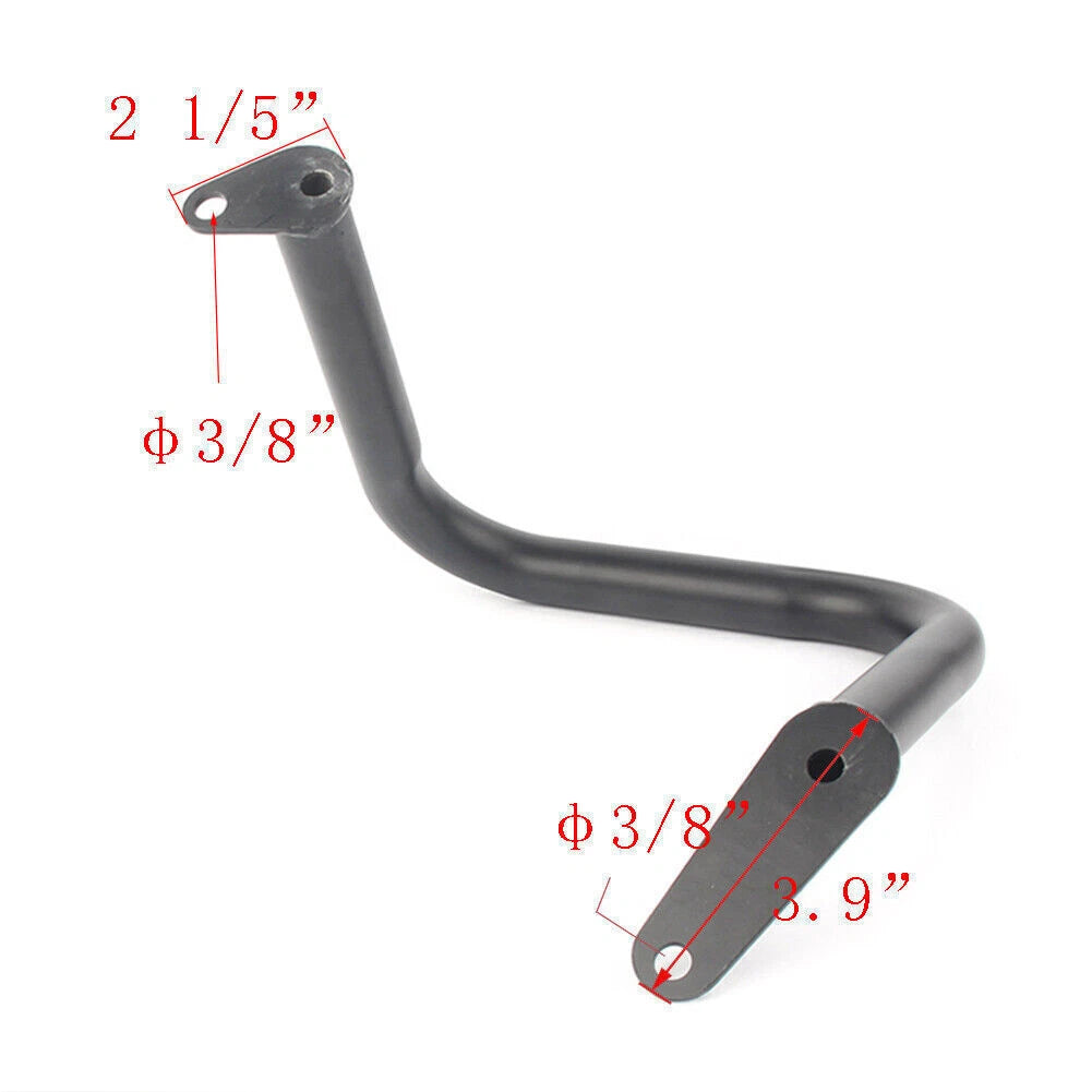 Engine Guard Crash Bar for Yamaha Vstar 400/650 Custom (1997–2016) Black/Silver