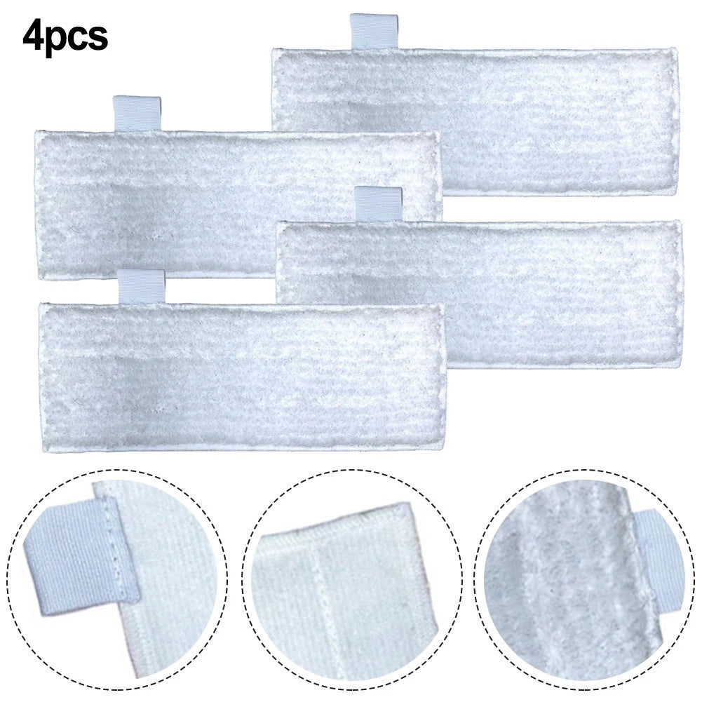 4-Pack Microfiber Mop Cloth Set for Dupray Steam Cleaner (Compatible Pads)