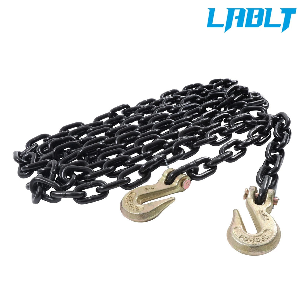Safety Tow Chain with Hooks for Trailer (4900 lbs)