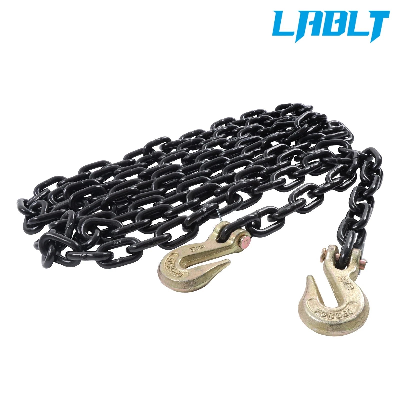 Safety Tow Chain with Hooks for Trailer (4900 lbs)