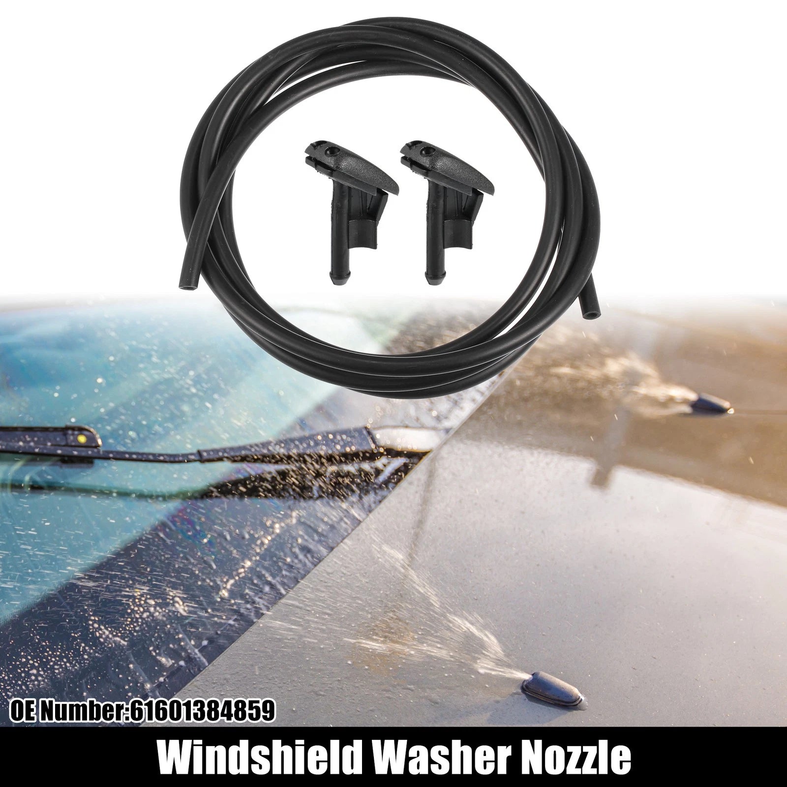 Windshield Washer Nozzle Replacement Set for BMW 318i (1992–1998)