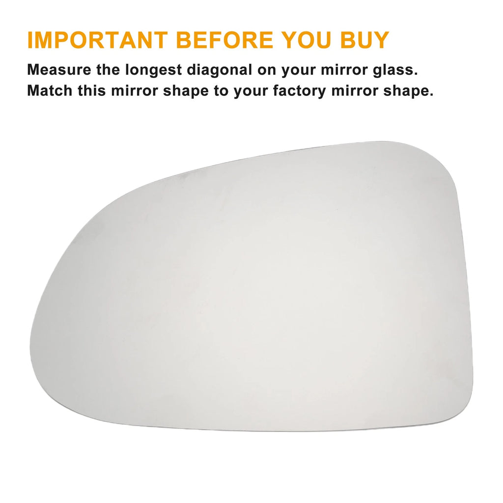 Mirror Glass Left Side with Back Heated for Hyundai Santa Fe (2019–2022)
