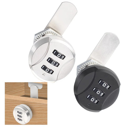 Three-Digit Mechanical Mailbox Lock for Cabinets (Deformation Resistant)