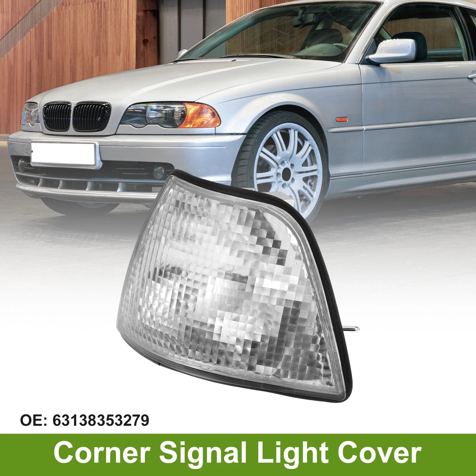 Left Corner Signal Light Cover Replacement for BMW 3 Series (2005–2013)