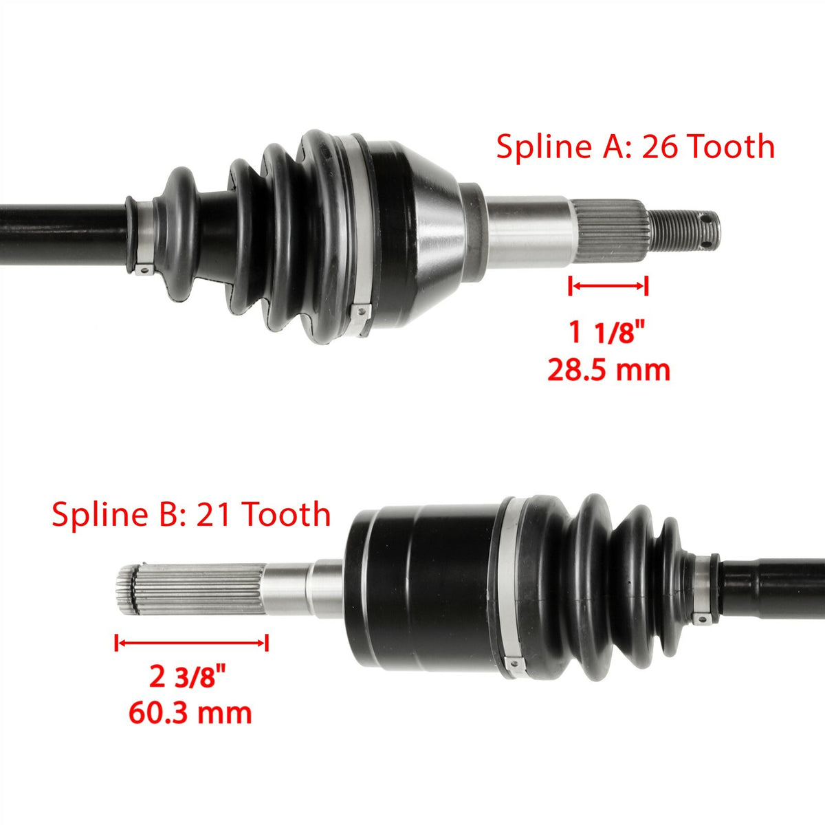 Front Right CV Joint Axle Replacement for Can-Am Outlander Max 650 4x4 (2016–2018)