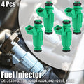 4Pcs Fuel Injector Nozzle Replacement for Hyundai Santa Fe Sonata (2001–2006)