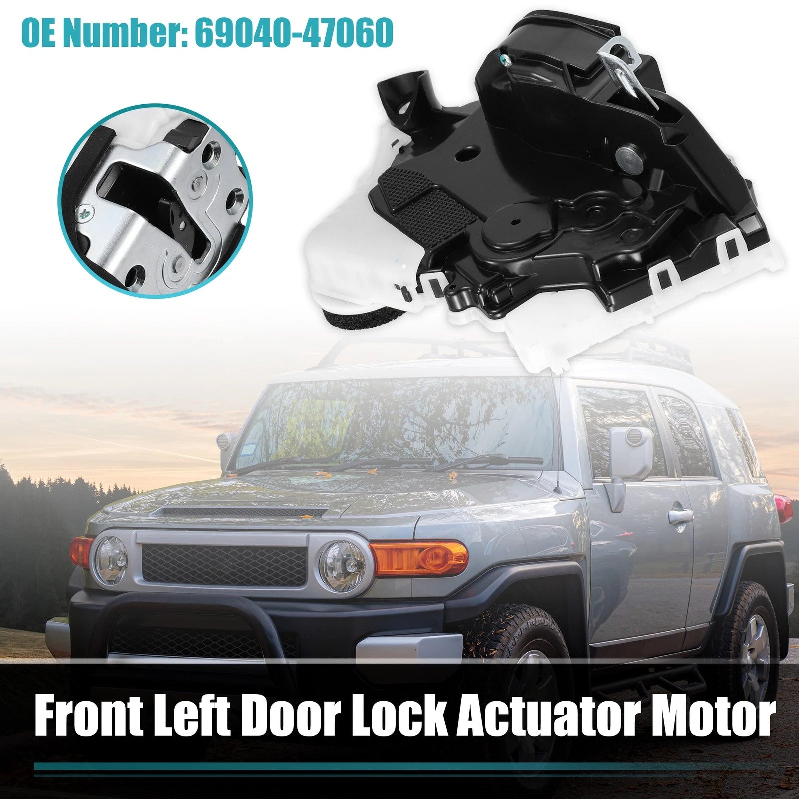 Car Door Lock Actuator Motor Replacement for Toyota Yaris R (2012–2018)