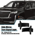 Side Mirror Turn Signal Light Replacement for Cadillac Black (2012–2018)