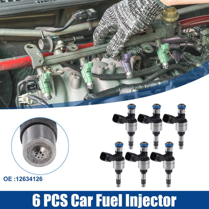 Fuel Injector Nozzle Set of 6 Replacement for Chevrolet Colorado 3.6L (2015–2016)