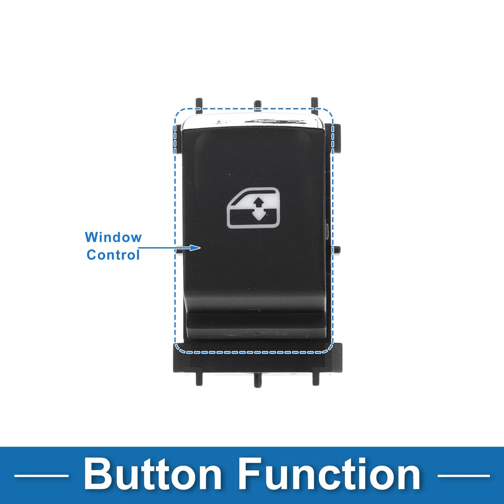 Passenger Side Power Window Switch Replacement for Volkswagen Passat Tiguan (2012–2024)
