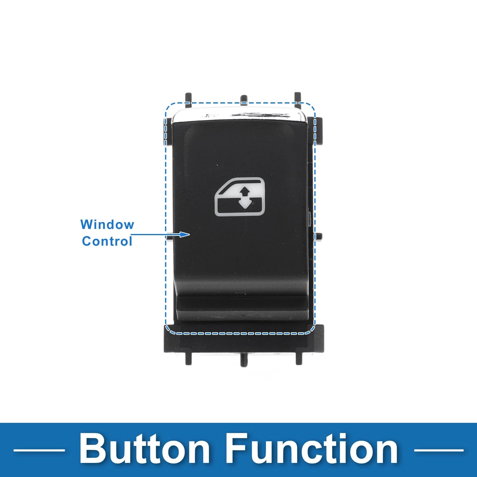 Passenger Side Power Window Switch Replacement for Volkswagen Passat Tiguan (2012–2024)