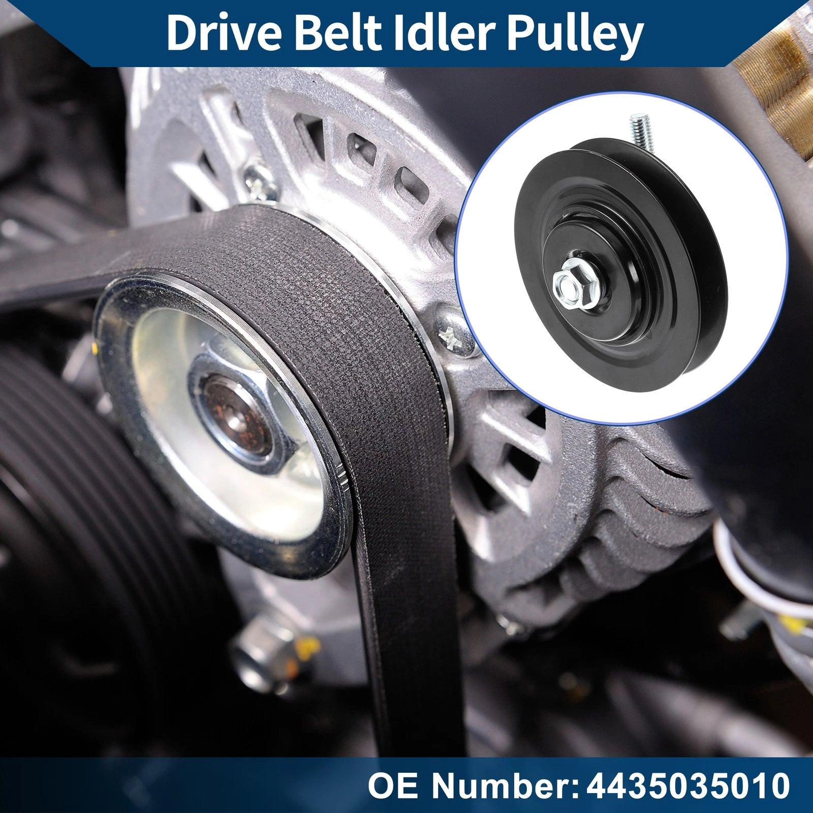 Drive Belt Idler Pulley Replacement for Toyota Pickup (1987–1995)
