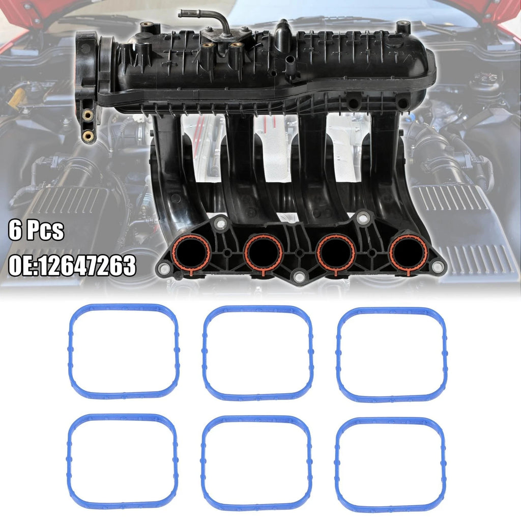 6pcs Intake Manifold Gasket Replacement for Chevrolet Cadillac (1996–2008)