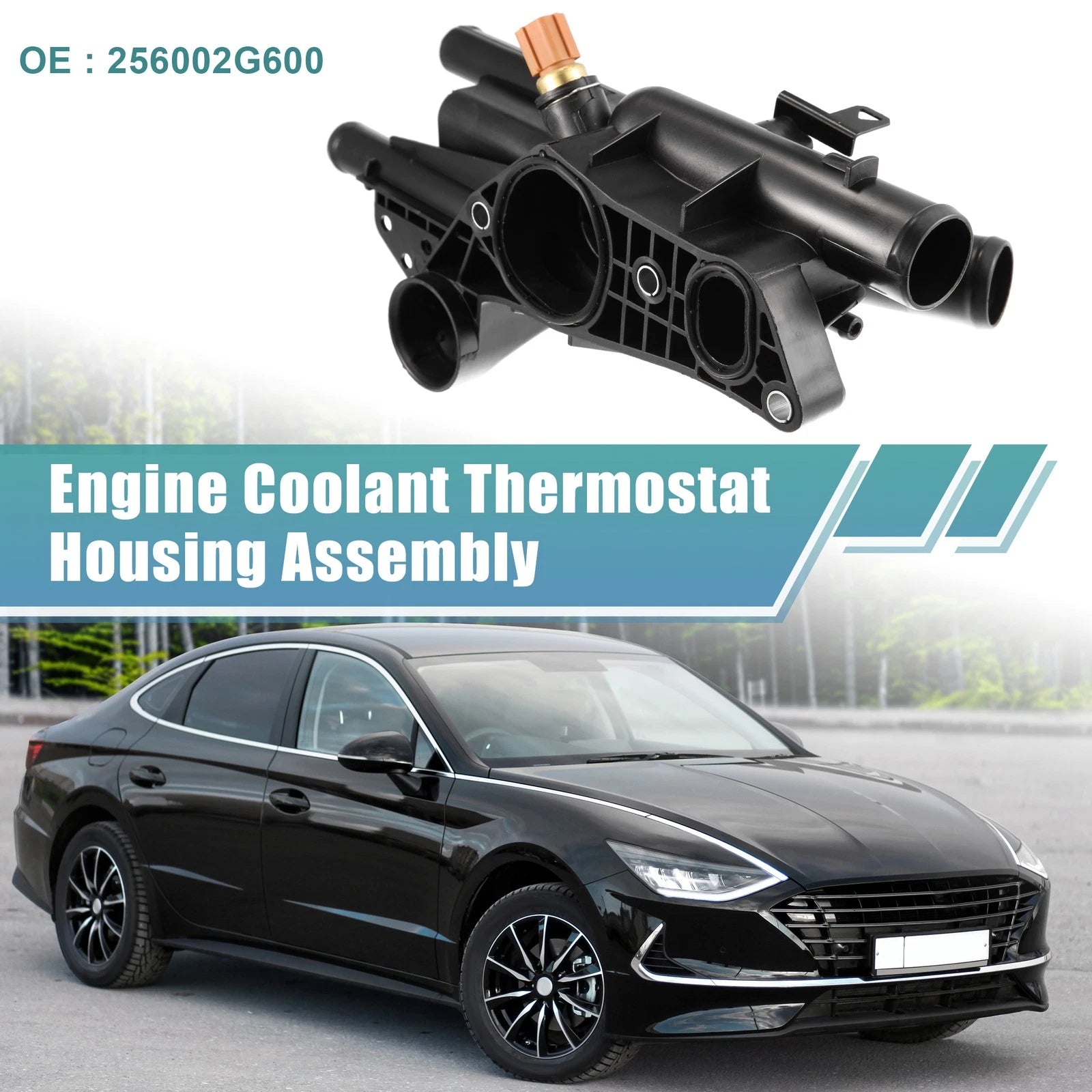 Engine Coolant Thermostat Housing Assembly for Hyundai 2008–2010