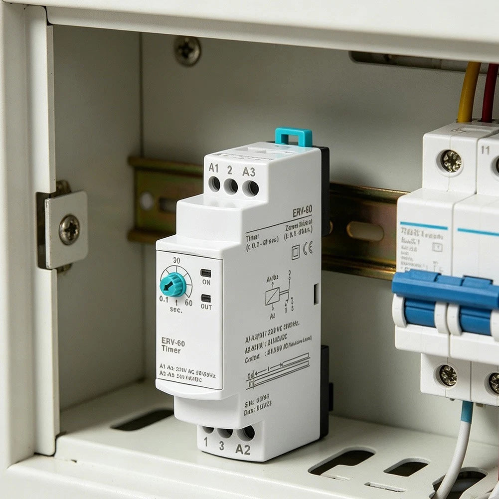 Adjustable Time Relay ERV-60 for Air Conditioning Systems (AC220V)