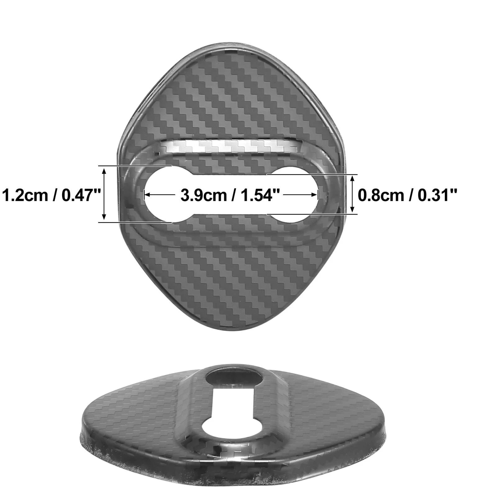 4PC Door Lock Latch Striker Cover Protector for Toyota (2018–2023)