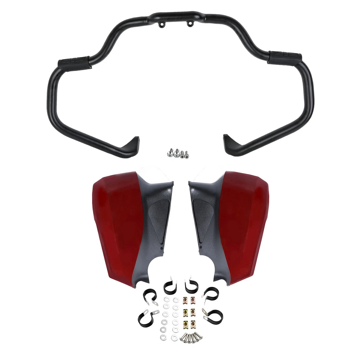 Mustache Engine Guard for Indian Chieftain (2014–2018) - Red Lower Vented