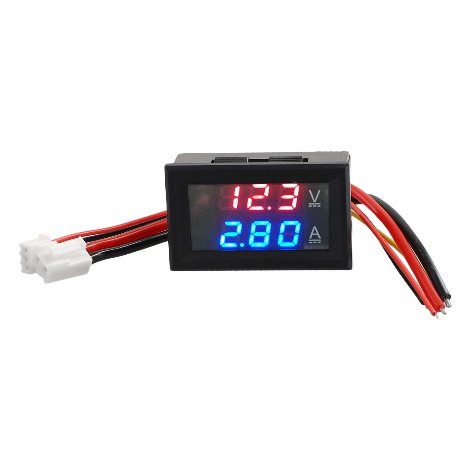 Dual LED Digital Voltmeter Ammeter for Universal Applications (48x29x21mm)