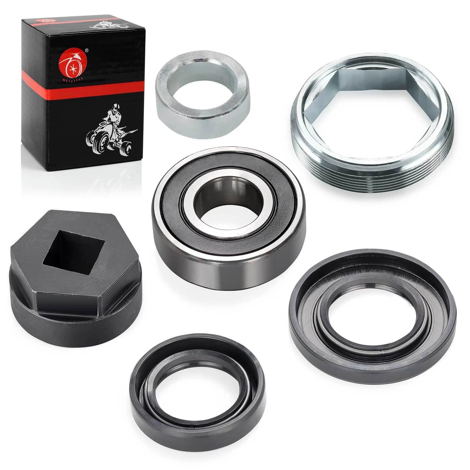 Steering Stem Bearing Seal Holder Nut & Tool for Yamaha Raptor Bruin 350 (2001–2007)