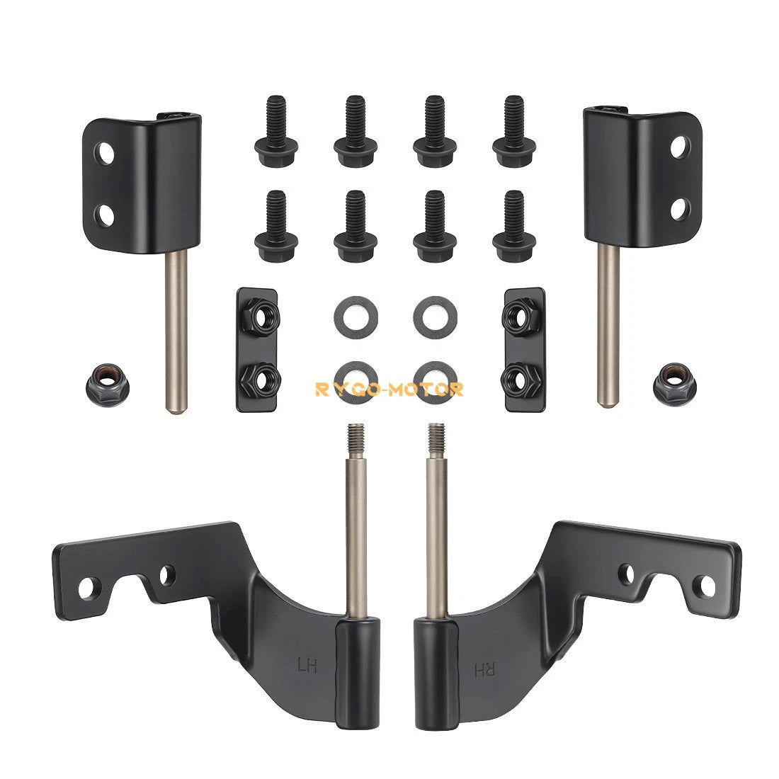 Half Door Hinge Hardware Kit for Polaris Ranger XP 1000/Crew XP 1000 (2018–2023)