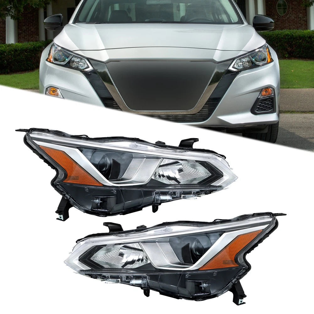 Headlights for Nissan Altima (2019–2020) LH & RH Halogen Projector