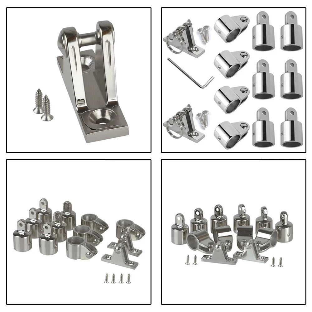 12-Piece Top Fitting Kit for Marine Applications (316 Stainless Steel)