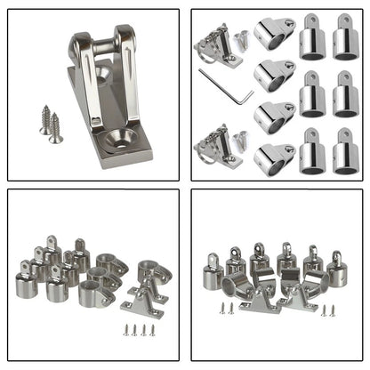 12-Piece Top Fitting Kit for Marine Applications (316 Stainless Steel)