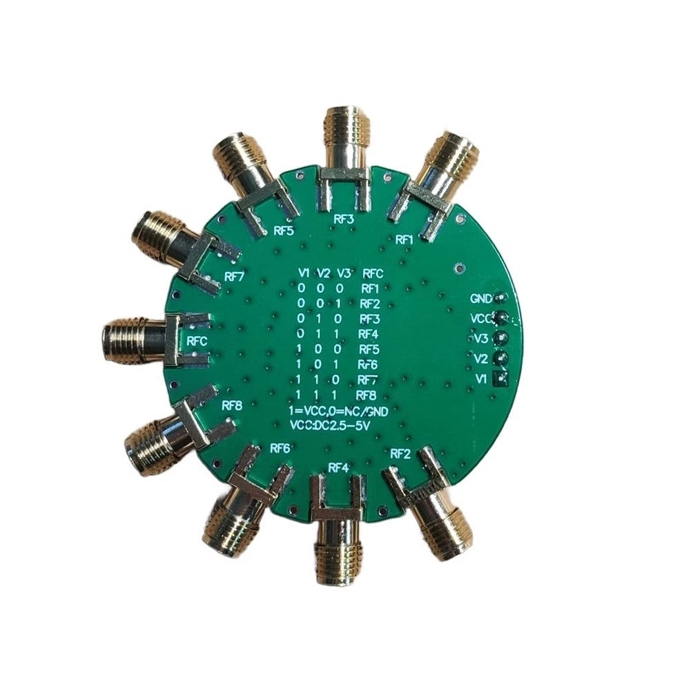SP8T RF Switch Module for 8 Select Antenna Applications (50KHz to 6GHz)