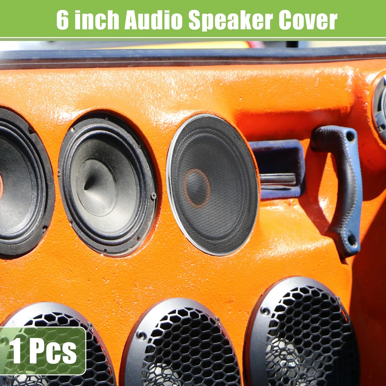 Car Speaker Grill Cover Mesh for Universal Fit (6")