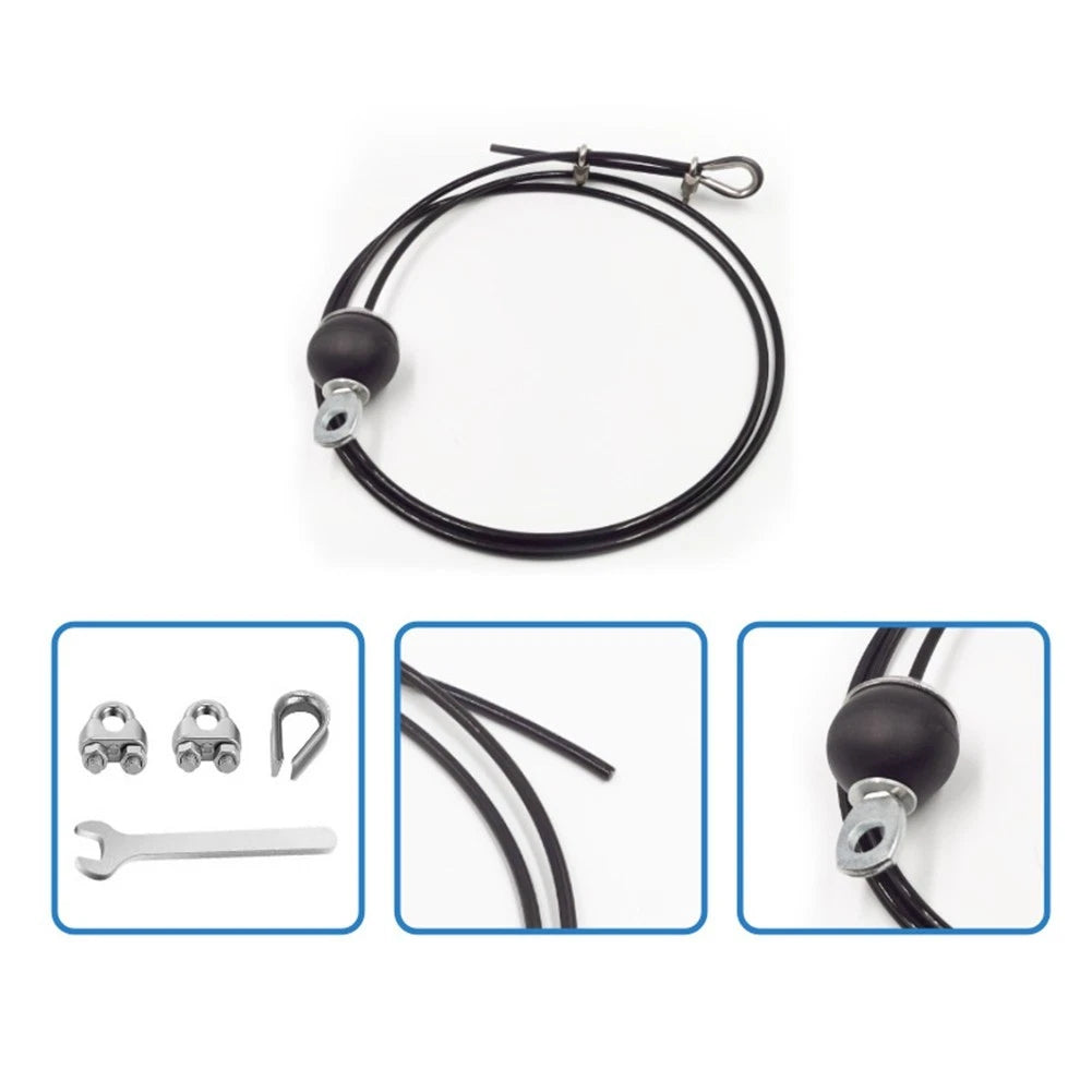 2X Pulley Cable for Home Gym (Plastic-coated Wire)