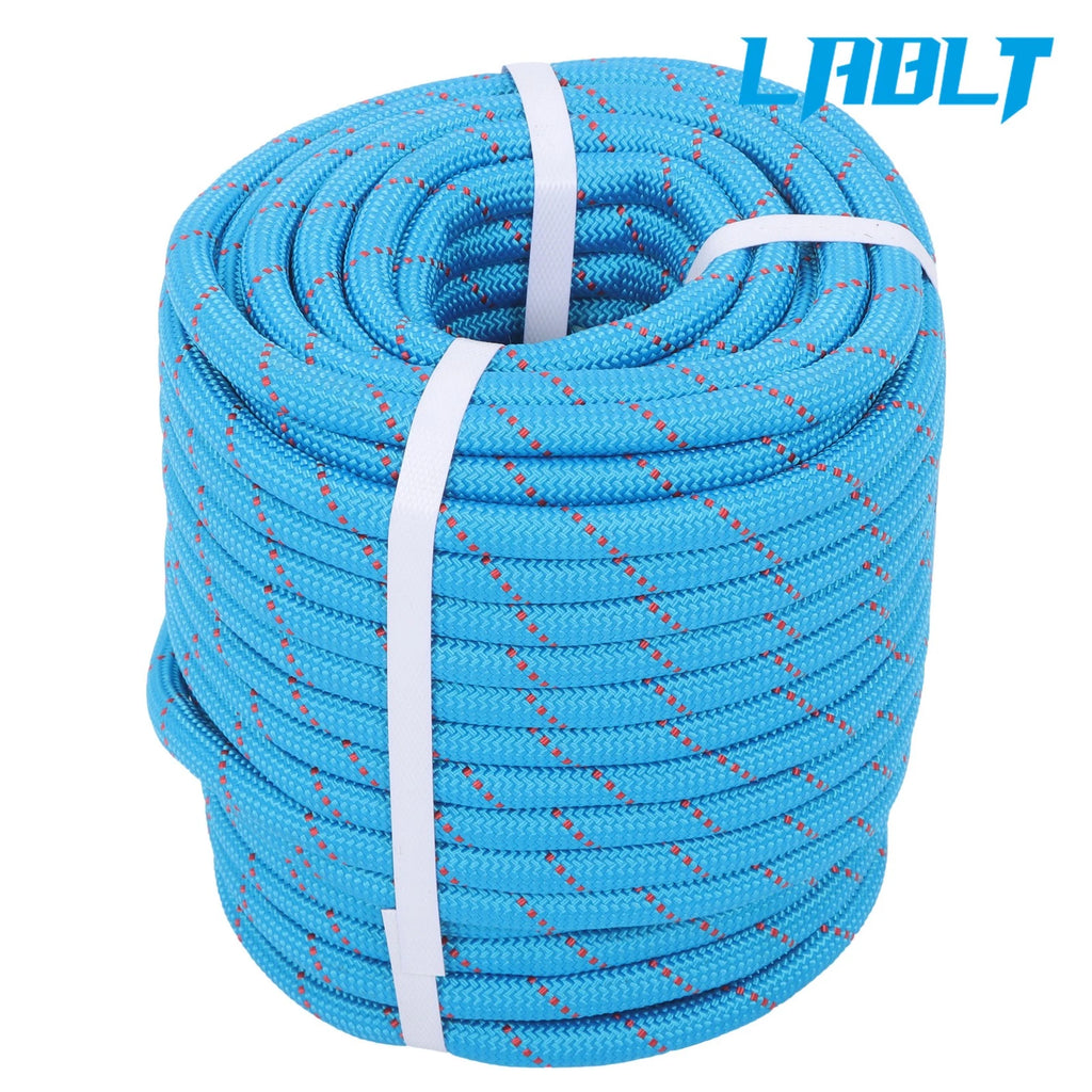 1/2 In Blue Braided Polyester Rigging Rope 8400lbs for Arborist (125 Ft)