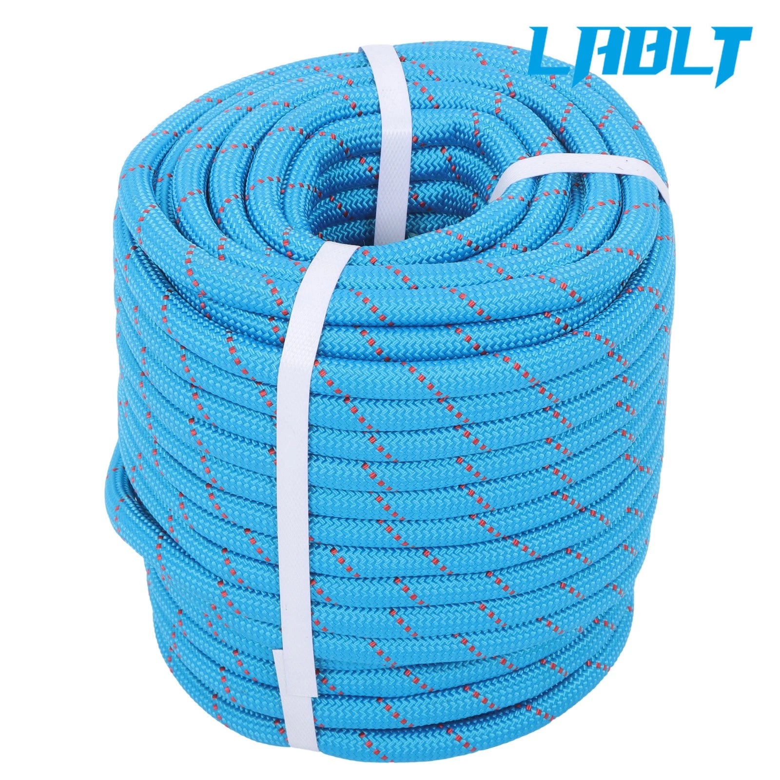 1/2 In Blue Braided Polyester Rigging Rope 8400lbs for Arborist (125 Ft)