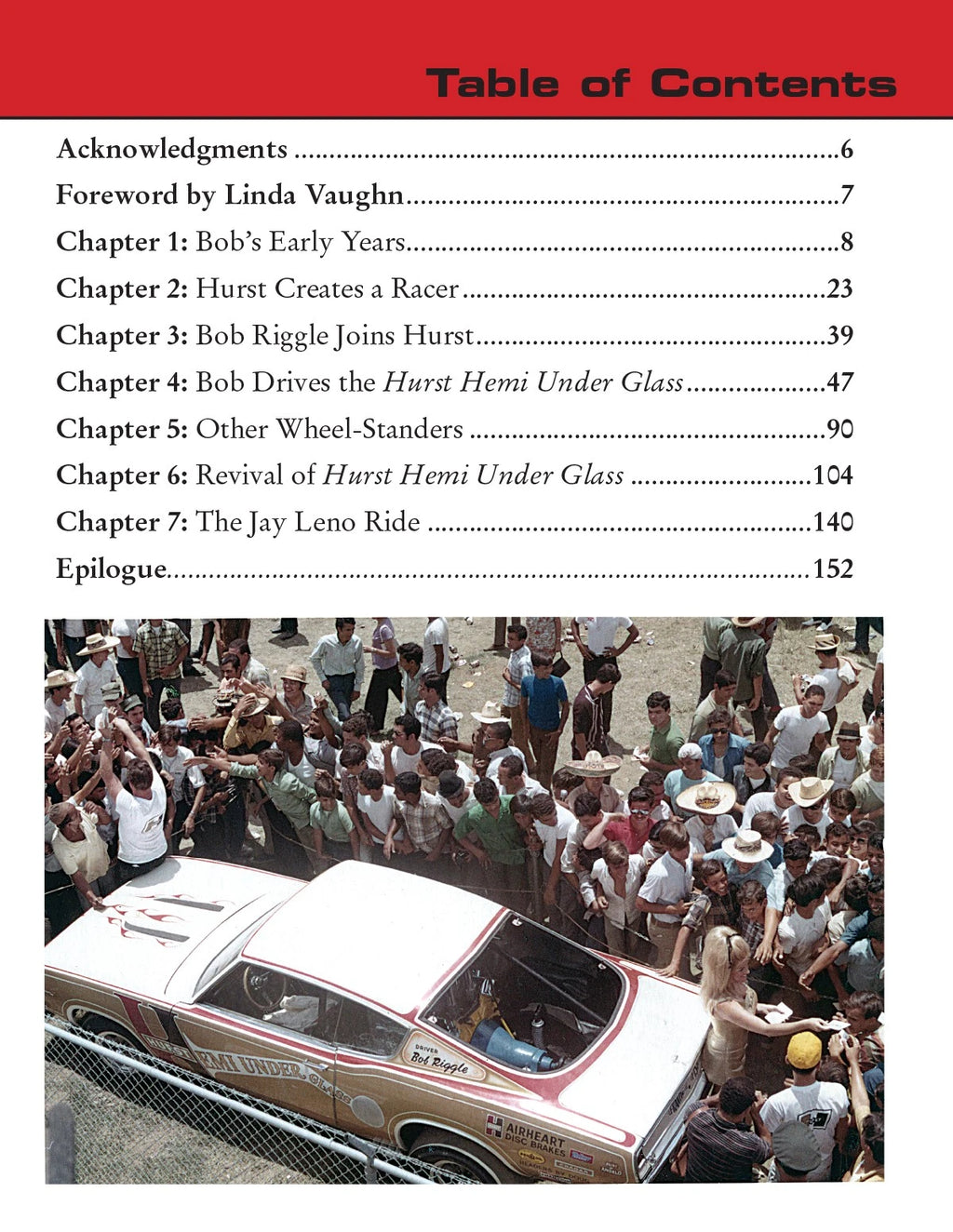Hemi Under Glass Book for Mopar Hurst Barracuda (NHRA, Jay Leno)