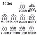 Set of 10 Chainsaw Carburetor Repair Kits for Tecumseh TC200 TC300 Tillotson RK21 HU