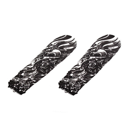 Custom Front Fork Skull Decal Medallion Stickers for Harley Yamaha