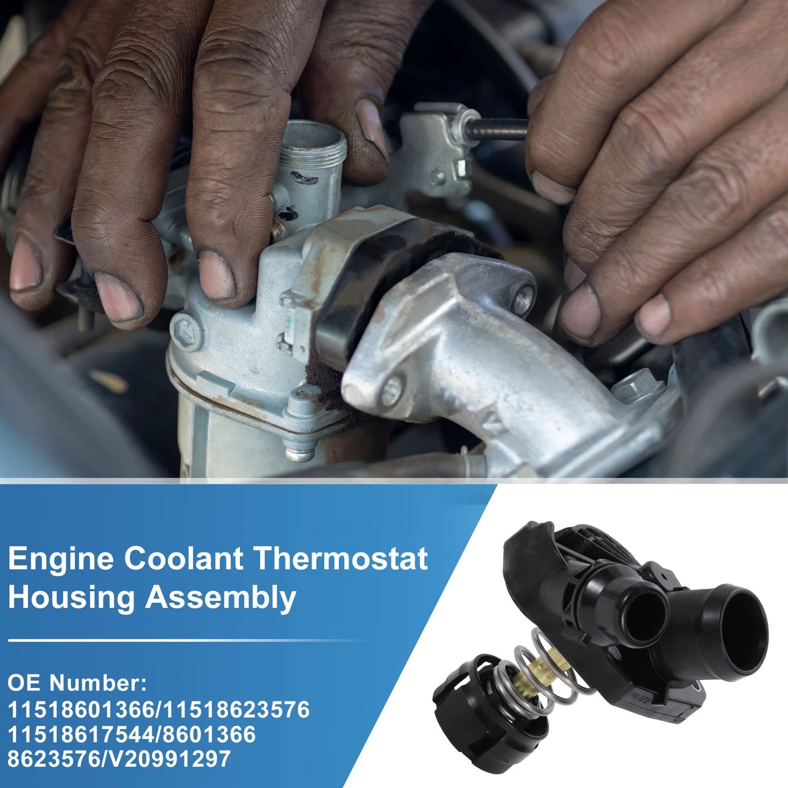 Engine Coolant Thermostat for Mini Cooper (2014–2015) 11518601366