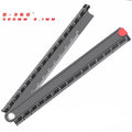 Folding Ruler 300mm Metal Measurement Tool for Various Uses