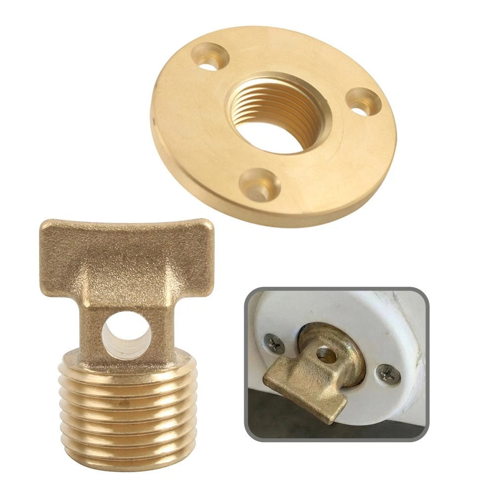 Garboard Drain Cover for Marine Applications (1/2 NPT)