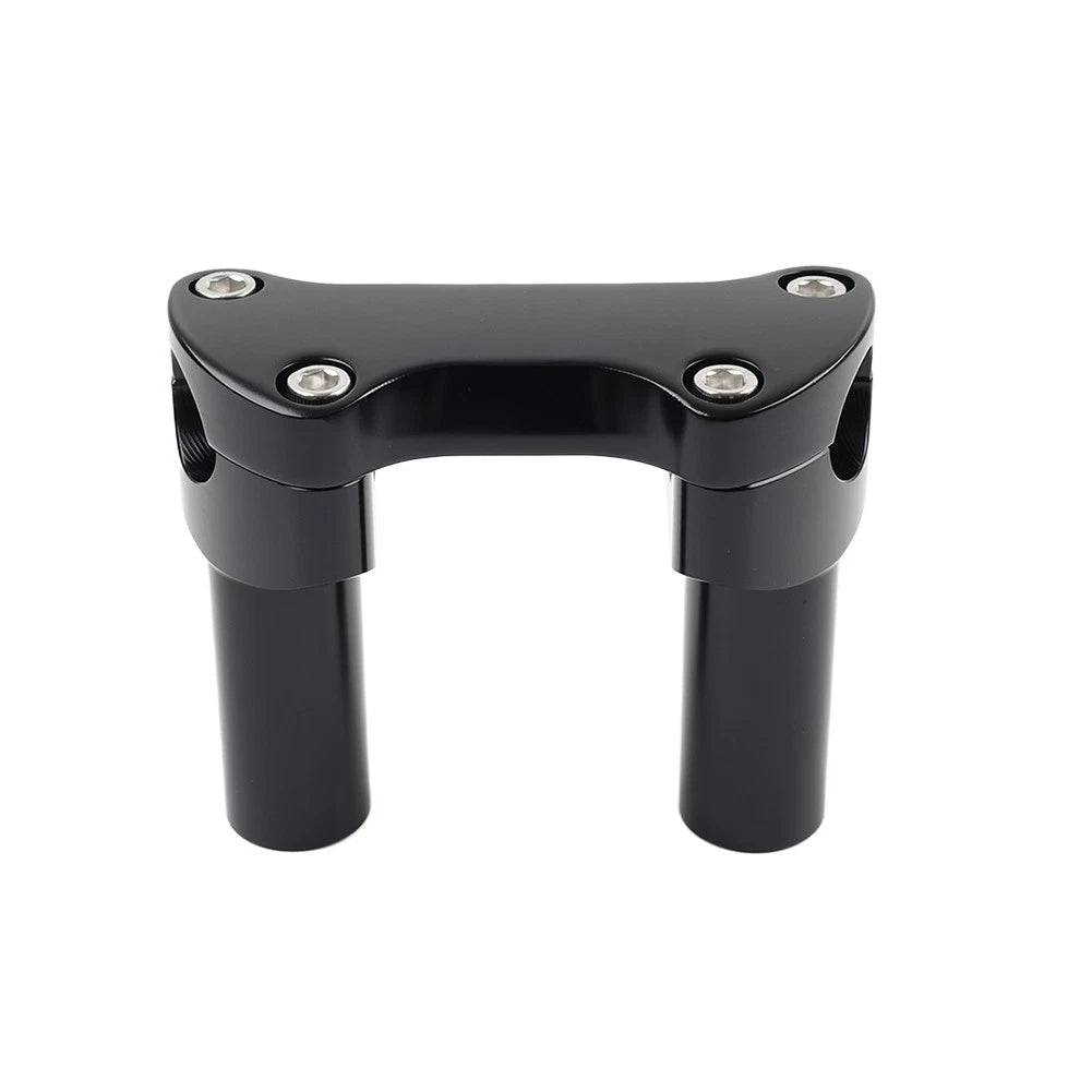 3.5" Straight Handlebar Riser & Top Clamp for Harley Dyna Road Glide