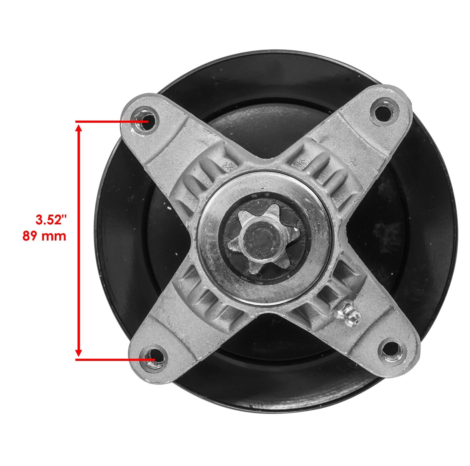 Deck Spindle with Pulley Belt for Troy-Bilt Super Bronco Range Rider 42" (2017–2022)