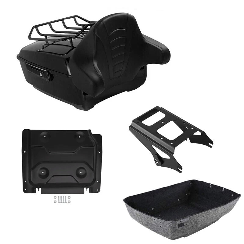 Trunk Backrest Mount Rack Plate for Harley Touring FLTRX (2009–2013)