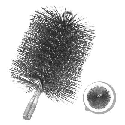 Rust Rod Chimney Cleaning Brush for Regular Maintenance and Safety