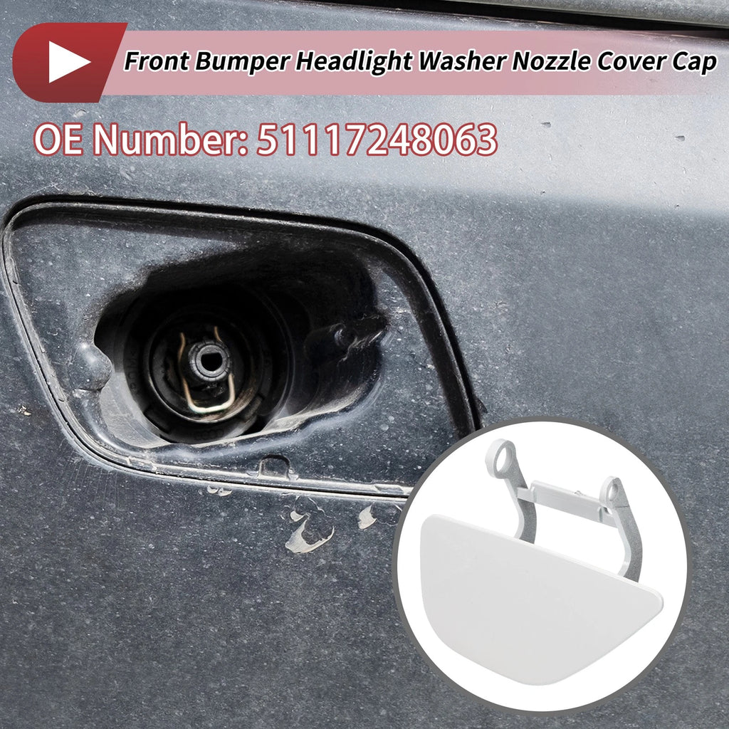 Front Left Washer Nozzle Cover Cap Replacement for BMW 535i GT (2010–2017)
