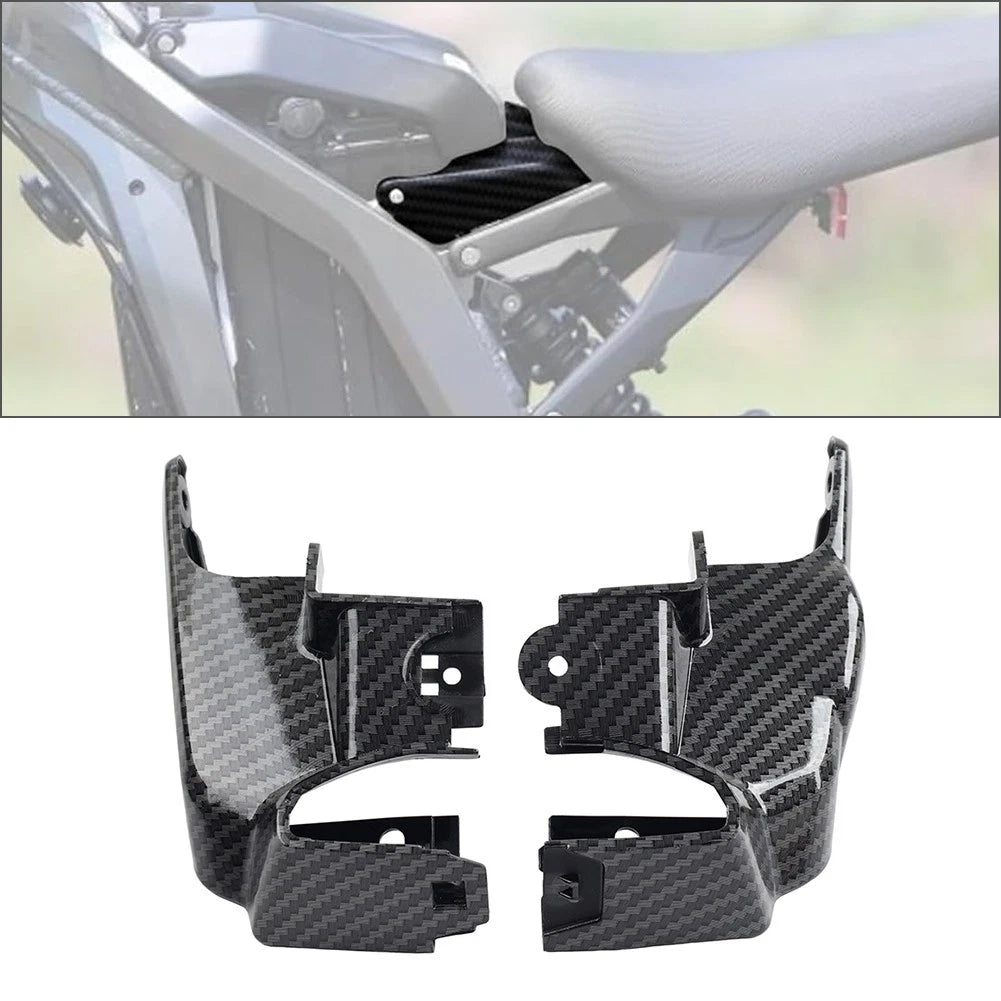 Battery Lock Cover Carbon Fiber for SurRon Light Bee X/S (2018–2023)
