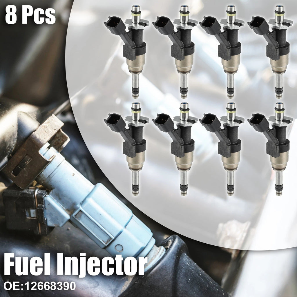 8 Pack Fuel Injector Nozzle Replacement for Chevy Silverado 1500 2014–2018
