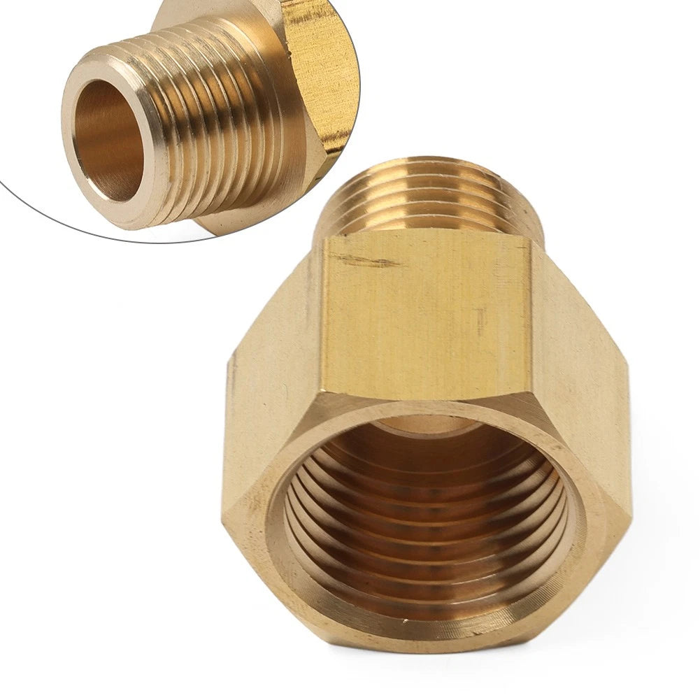 Brass Pipe Fitting Adapter 3/8" NPT Male x 1/2" NPT Female