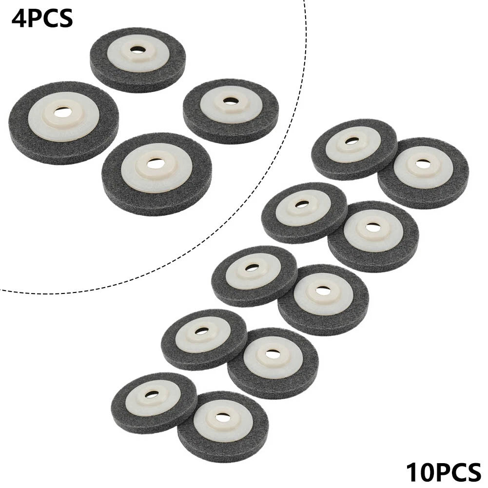 4 100mm Nylon Fiber Buffing Wheel Polishing Disc Abrasive Pad for Angle Grinder