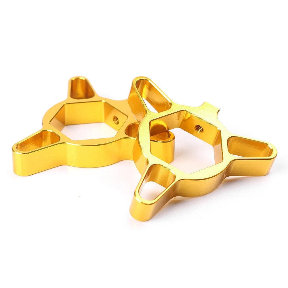 1 Pair CNC Suspension 22mm Fork Preload Adjusters Universal Aluminum Gold