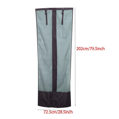 RV Door Curtain Mesh Netting for Trailers (Easy Setup, Sun Protection)